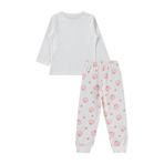 Civil Girls Kız Çocuk Deniz Kabuğu Desenli Pijama Takımı 4-5 Yaş, 2-3 Yaş, 22330452126S1, Beyaz, kız-çocuk