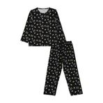 Civil Girls Kız Çocuk Dont Look Back Baskılı Pijama Takımı, 8-9 Yaş, 22330619226S1, Siyah, kız-çocuk