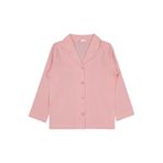 Civil Girls Kız Çocuk Düz Pijama Takımı, 9-10 Yaş, 22785210725W1-PDR-9, Pudra, kız-çocuk