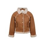Civil Girls Kız Çocuk Mont Kahverengi 9-10 Yaş, 8-9 Yaş, 21L03MT3525W1, Camel, Kız Çocuklar
