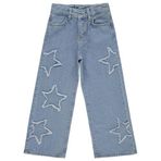 Civil Girls Kız Çocuk Pantolon 20D68240225S1, 6-7 Yaş, Açık Mavi