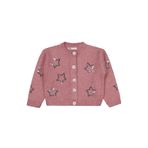 Civil Girls Kız Çocuk Pullu Yıldız Nakışlı Hırka, 2-3 Yaş, 39U53355125W1, Pembe, Kız Çocuklar