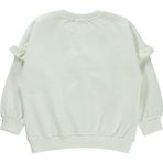Civil Girls Kız Çocuk Sweatshirt 2-5 Yaş Ekru - 3 - 4 Yaş