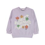 Civil Girls Kız Çocuk Sweatshirt 2-5 Yaş Nazik Lavanta