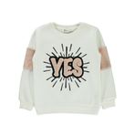 Civil Girls Kız Çocuk Sweatshirt 6-9 Yaş Ekru-9-10 Yaş