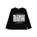 Civil Girls Kız Çocuk Sweatshirt 6-9 Yaş Siyah