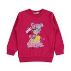 Civil Girls Kız Çocuk Sweatshirt Fuşya Renkli Anime Baskılı 2-5 Yaş Uzun Kollu Regular Fit - 3 - 4 Yaş