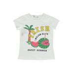 Civil Girls Kız Çocuk Tişört 2-5 Yaş, 3-4 Yaş, 18330G34924S1, Ekru, Kız Çocuklar
