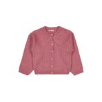 Civil Girls Kız Çocuk Yakalı Hırka Pembe, 6-7 Yaş, 39U53357225W2, Koyu Pembe, Kız Çocuklar