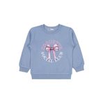 Civil Girls Kurdela Baskılı Kız Çocuk Sweatshirt, 5-6 Yaş, 19K82211025W1, Mavi, kız-çocuk