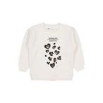 Civil Girls Leopar Baskılı 2-5 Yaş Sweatshirt, 2-3 Yaş, 19K34214625W1, Ekru, kız-çocuk