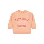 Civil Girls Lest Grow Together Baskılı Sweatshirt, 3-4 Yaş, 19K34242125W1-SFT-3, Şeftali, kız-çocuk