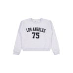 Civil Girls Los Angeles Baskılı 10-13 Yaş Sweatshirt - Gri 11-12 Yaş, 11-12 Yaş, 19K34154225W1, Kar Melanj, kız-çocuk