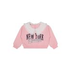 Civil Girls Newyork Baskılı 2-5 Yaş Sweatshirt - 3-4 Yaş, 3-4 Yaş, 19973214725W1, Pembe, kız-çocuk