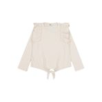 Civil Girls Omuz Fırfırlı 6-9 Yaş Sweatshirt - Fil Dişi, 6-7 Yaş, 19330J46225W2, Fil Dişi, kız-çocuk