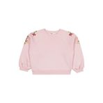 Civil Girls Omuzu Çiçek Nakışlı Sweatshirt, 6-7 Yaş, 19330J46025W2-AGK-6, Açık Gül Kurusu, kız-çocuk