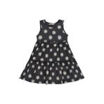 Civil Girls Papatya Desenli 6-9 Yaş Elbise - Gri