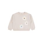 Civil Girls Papatya Nakışlı 6-9 Yaş Sweatshirt - Bej, 8-9 Yaş, 19330J45625W2, Taş Rengi, kız-çocuk