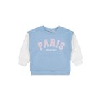 Civil Girls Paris Baskılı 2-5 Yaş Sweatshirt -, 4-5 Yaş, 19973214525W1, Mavi, kız-çocuk