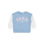 Civil Girls Paris Baskılı Sweatshirt, 5-6 Yaş, 19973214525W1-MVI-5, Mavi, kız-çocuk