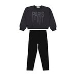 Civil Girls Paris Taş Baskılı 6-9 Yaş Takım - Gri 9-10 Yaş, 6-7 Yaş, 17849232225W1, Antrasit, kız-çocuk