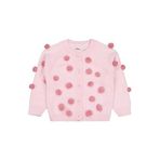Civil Girls Ponponlu Hırka, 2-3 Yaş, 39U53235625W1-PMB-2, Pembe, Kız Çocuklar