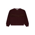 Civil Girls Püsküllü Sweatshirt, 6-7 Yaş, 19973225225W1-KAV-6, Kahve, kız-çocuk