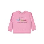 Civil Girls Renkli Kelebek Baskılı 2-5 Yaş Sweatshirt - Pembe, 4-5 Yaş, 19330J68425W1, Soft Pembe, kız-çocuk