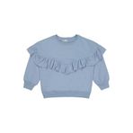 Civil Girls Roba Fırfırlı Sweatshirt, 12-13 Yaş, 19330J49825W1-MVI-12, Mavi, kız-çocuk