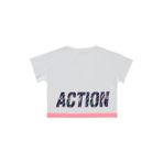 Civil Girls Time For Action Kız Çocuk Tişört 5-6 Yaş, 4-5 Yaş, 18330G91924S1, Beyaz, Kız Çocuklar