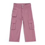 Civil Girls Üç Cepli Kargo 2-5 Yaş Pantolon - Pembe, 2-3 Yaş, 20D68790124S1, Gül Kurusu, Kız Çocuklar