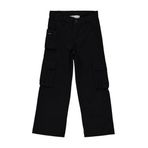 Civil Girls Üç Cepli Kargo Pantolon 9-10 Yaş, 7-8 Yaş, 20D68790224S1, Siyah, Kız çocuk