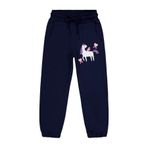 Civil Girls Unicorn Baskılı 2-5 Yaş Eşofman Altı - 3-4 Yaş, 3-4 Yaş, 42L70217525W1, Lacivert, Kız Çocuklar