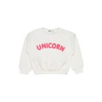 Civil Girls Unicorn Baskılı 2-5 Yaş Eşofman Takımı - Ekru 4-5 Yaş
