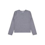 Civil Girls V Yaka Sweatshirt Gri, 11-12 Yaş, 19330J51125W1-GML-11, Grimelanj, kız-çocuk