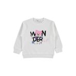 Civil Girls Wonderful Life Baskılı Sweatshirt 4-5 Yaş, 5-6 Yaş, 19330J68525W1, Ekru, kız-çocuk