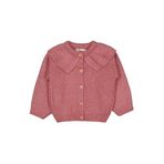 Civil Girls Yakalı Hırka, 4-5 Yaş, 39U53357125W1-KPE-4, Koyu Pembe, Kız Çocuklar