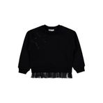 Civil Girls Yıldız Baskılı Kız Çocuk Sweatshirt, 12-13 Yaş, 19L70387225W1, Siyah, kız-çocuk
