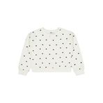 Civil Girls Yıldız Baskılı Sweatshirt, 7-8 Yaş, 19A49308225W1-EKR-7, Ekru, kız-çocuk