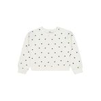 Civil Girls Yıldız Baskılı Sweatshirt, 8-9 Yaş, 19A49308225W1-EKR-8, Ekru, kız-çocuk