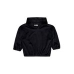 Civil Girls Yıldız Baskılı Sweatshirt, 9-10 Yaş, 19L70387125W1-SYH-9, Siyah, kız-çocuk