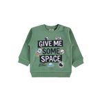 Civil Give Me Yazı Baskılı 6-18 Ay Sweatshirt -, 18-24 AY, 19L91143025W1, Haki, erkek-bebek