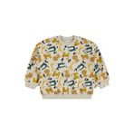 Civil Hayvanlar Empirme Sweatshirt Bej 6-9 Ay, 18-24 AY, 19958032425W1, Taş Rengi, erkek-bebek