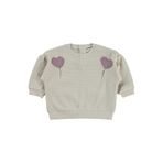 Civil Kalp Nakışlı 6-18 Ay Sweatshirt - Bej 6-9 Ay, 18-24 AY, 19L67CVL8325W1, Taş Rengi, kız-bebek