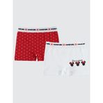 Civil Katamino Kız Çocuk 2'li Boxer 2-9 Yaş Beyaz D2846845824S1-1|5