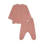 Civil Kız Bebek Düz Pembe Pijama Takımı 6-9 Ay, 6-9 AY, TYCB1773E25B8F310C7B32100, Gül Kurusu, kız-bebek