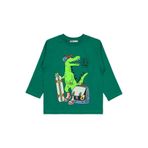 Civil Lets Go Timsah Baskılı Erkek Çocuk Sweatshirt Yeşil, 2-3 Yaş, 19K82250425W1, Benetton, erkek-çocuk