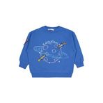 Civil Lost İn Space Baskılı Sweatshirt, 3-4 Yaş, 19D94514925W1-SMA-3, Saks Mavisi, erkek-çocuk
