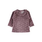 Civil Mini Pati Empirme Sweatshirt, 6-9 AY, 19958013825W1, Kahve, kız-bebek