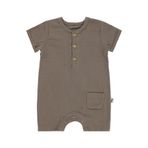 Civil Müslin Bebek Tulumu Kahverengi 18-24 Ay, 12-18 AY, Müslin Tulum, Acı Kahve, Erkek